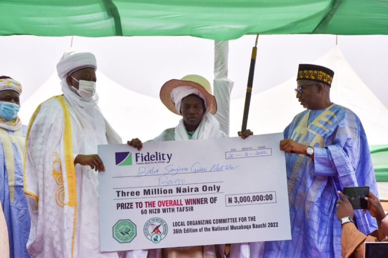 Borno   wins  national quranic   recitation  competition. As Sultan Sa’ad Abubakar  calls for national peaceful co-existence