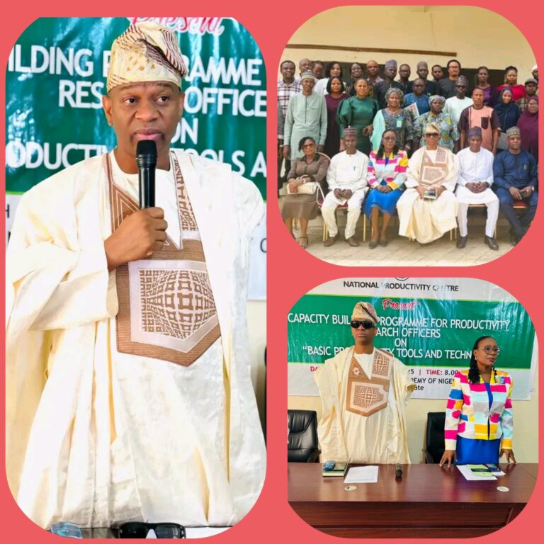 DAN’AGUNDI DECLARES OPEN A 4-DAY CAPACITY BUILDING PROGRAMME FOR PROGRAMME STAFF OF THE NATIONAL PRODUCTIVITY CENTRE